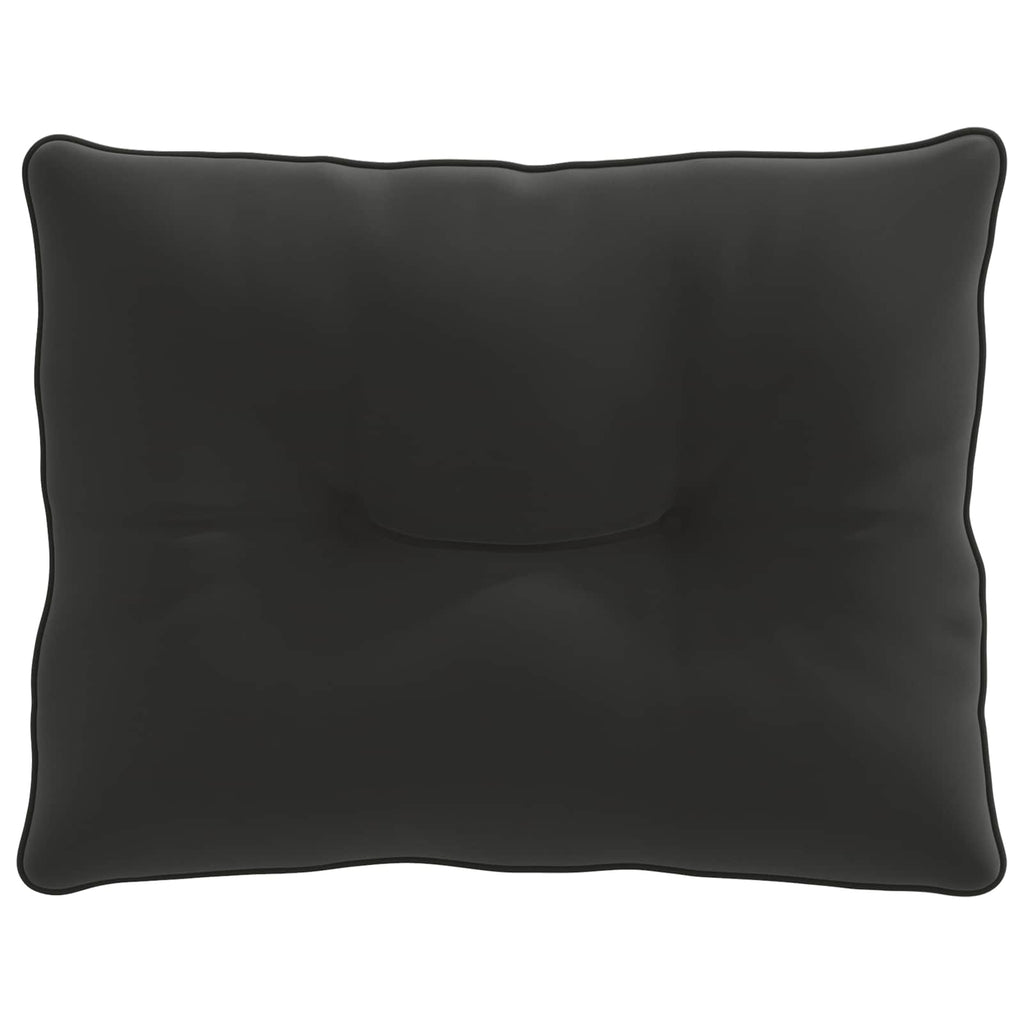 vidaXL Poduszka oparciowa PUTTEN 100% poliester Czarny 50 x 40 x 10 cm