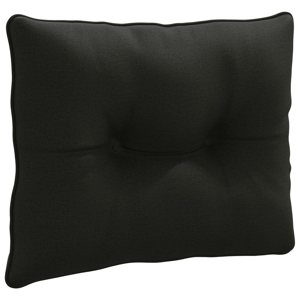 vidaXL Poduszka oparciowa PUTTEN 100% poliester Czarny 60 x 40 x 10 cm