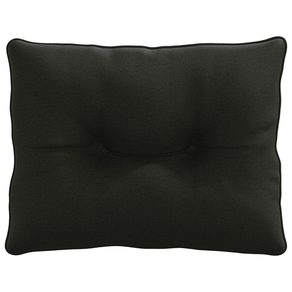 vidaXL Poduszka oparciowa PUTTEN 100% poliester Czarny 60 x 40 x 10 cm