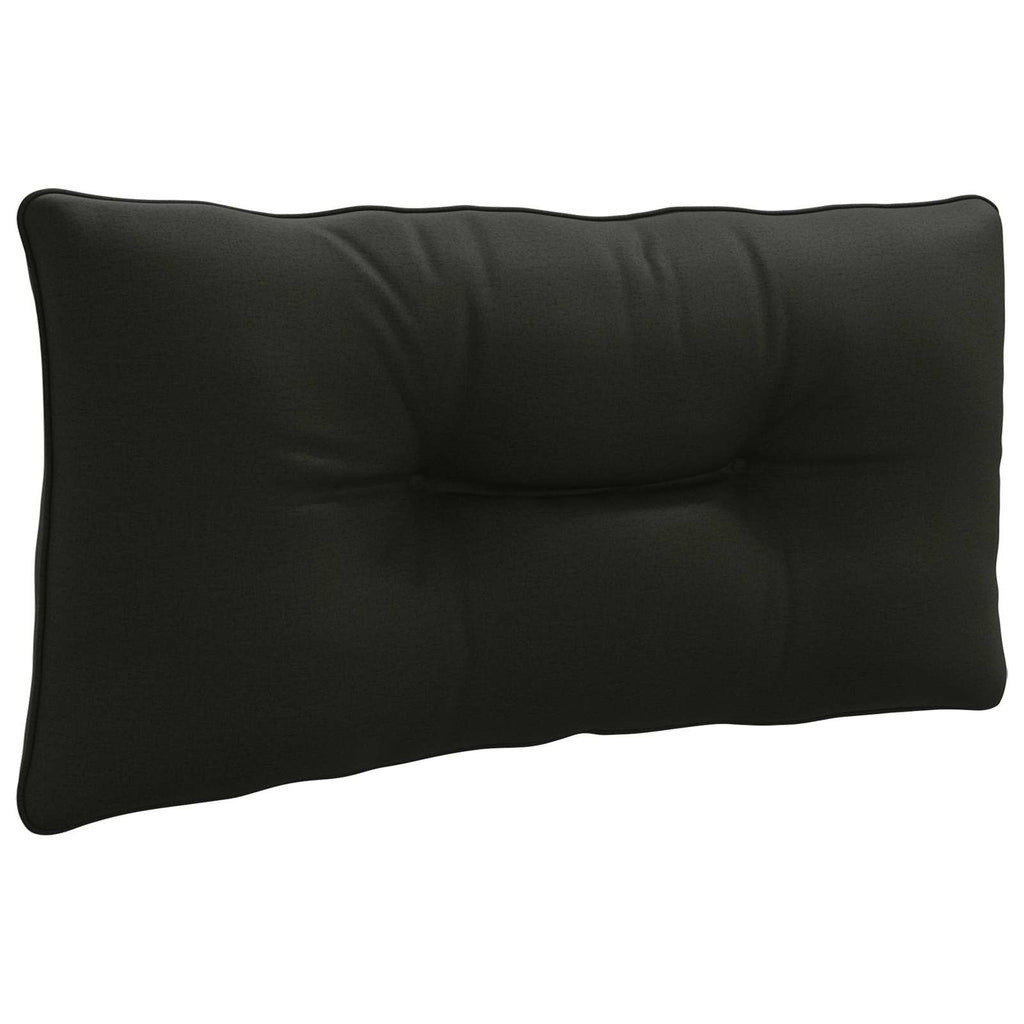 vidaXL Poduszka oparciowa PUTTEN 100% poliester Czarny 70 x 40 x 10 cm