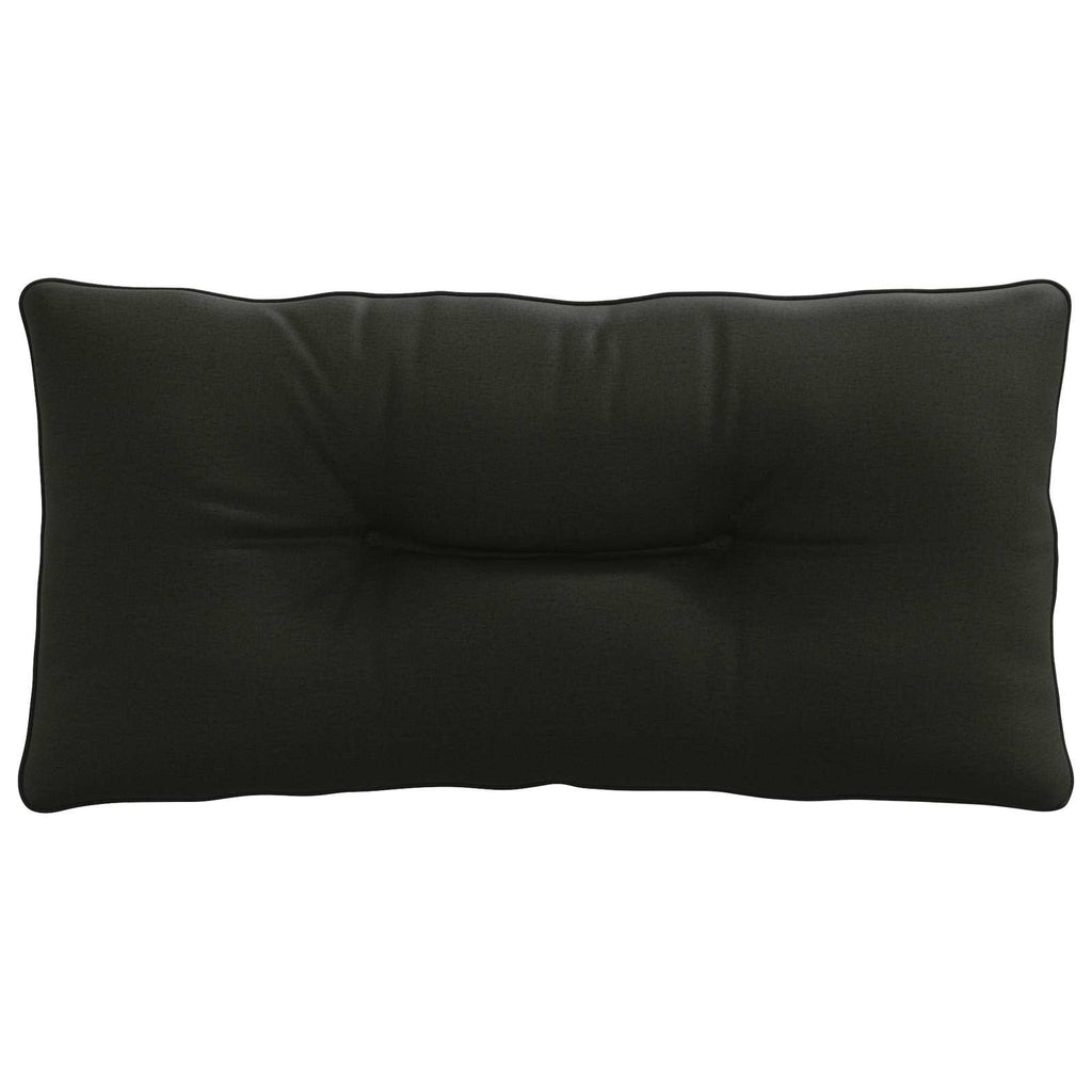 vidaXL Poduszka oparciowa PUTTEN 100% poliester Czarny 70 x 40 x 10 cm