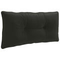 vidaXL Poduszka oparciowa PUTTEN 100% poliester Czarny 70 x 40 x 10 cm