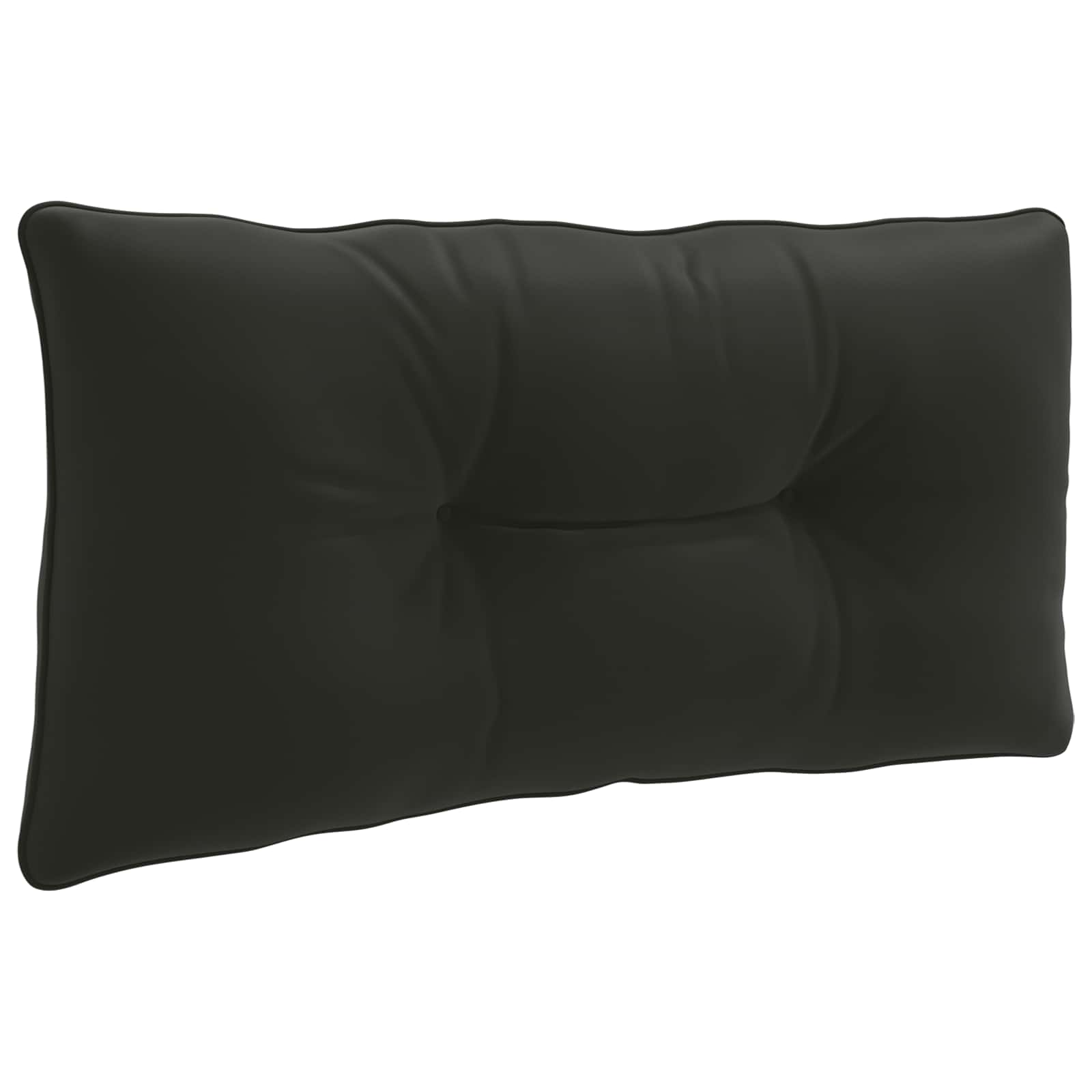 vidaXL Poduszka oparciowa PUTTEN 100% poliester Czarny 70 x 40 x 10 cm