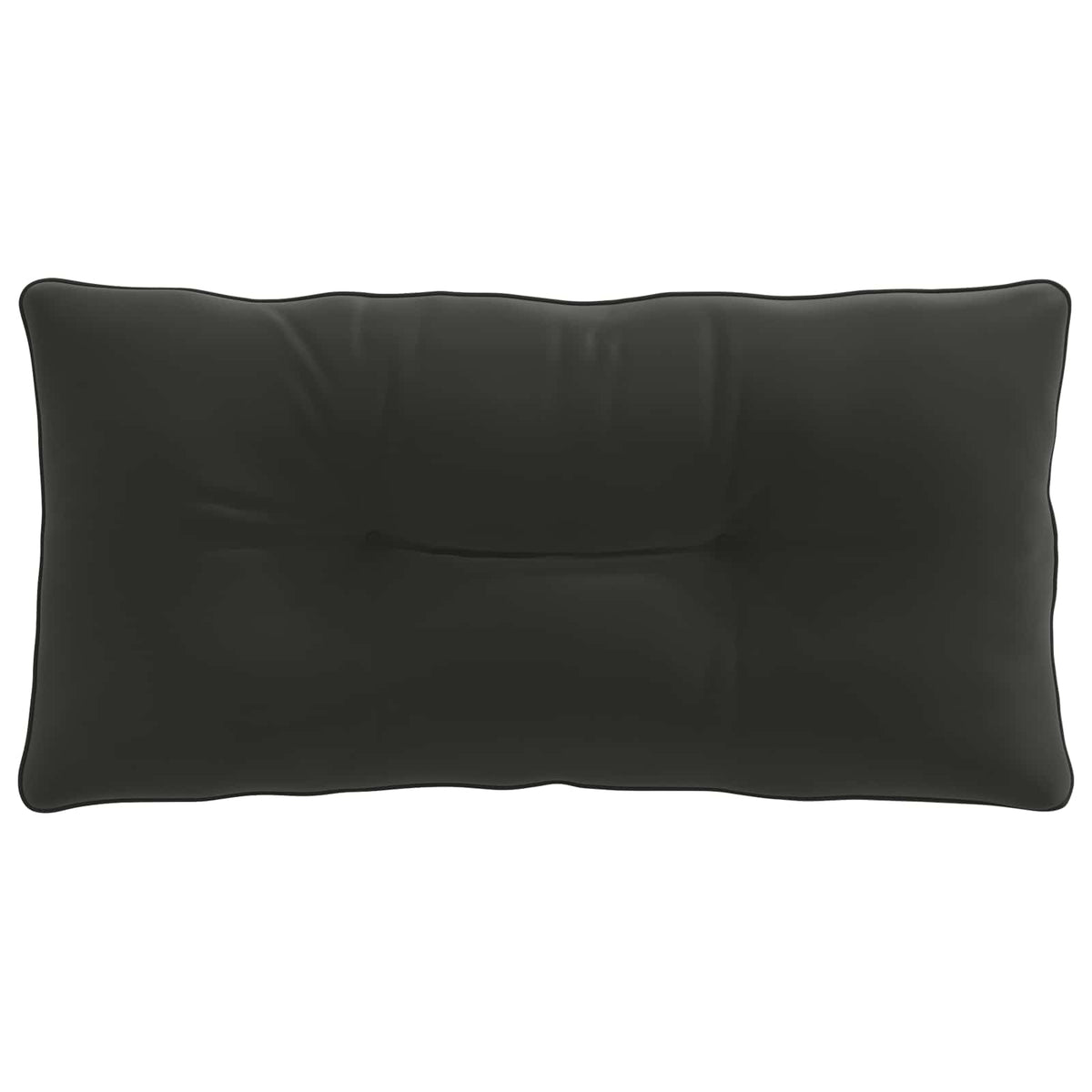 vidaXL Poduszka oparciowa PUTTEN 100% poliester Czarny 70 x 40 x 10 cm