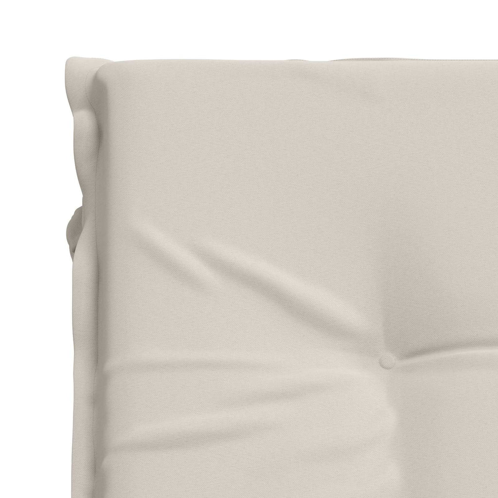 vidaXL Poduszka na leżak GEMERT 100% poliester Biały 190 x 50 x 9 cm