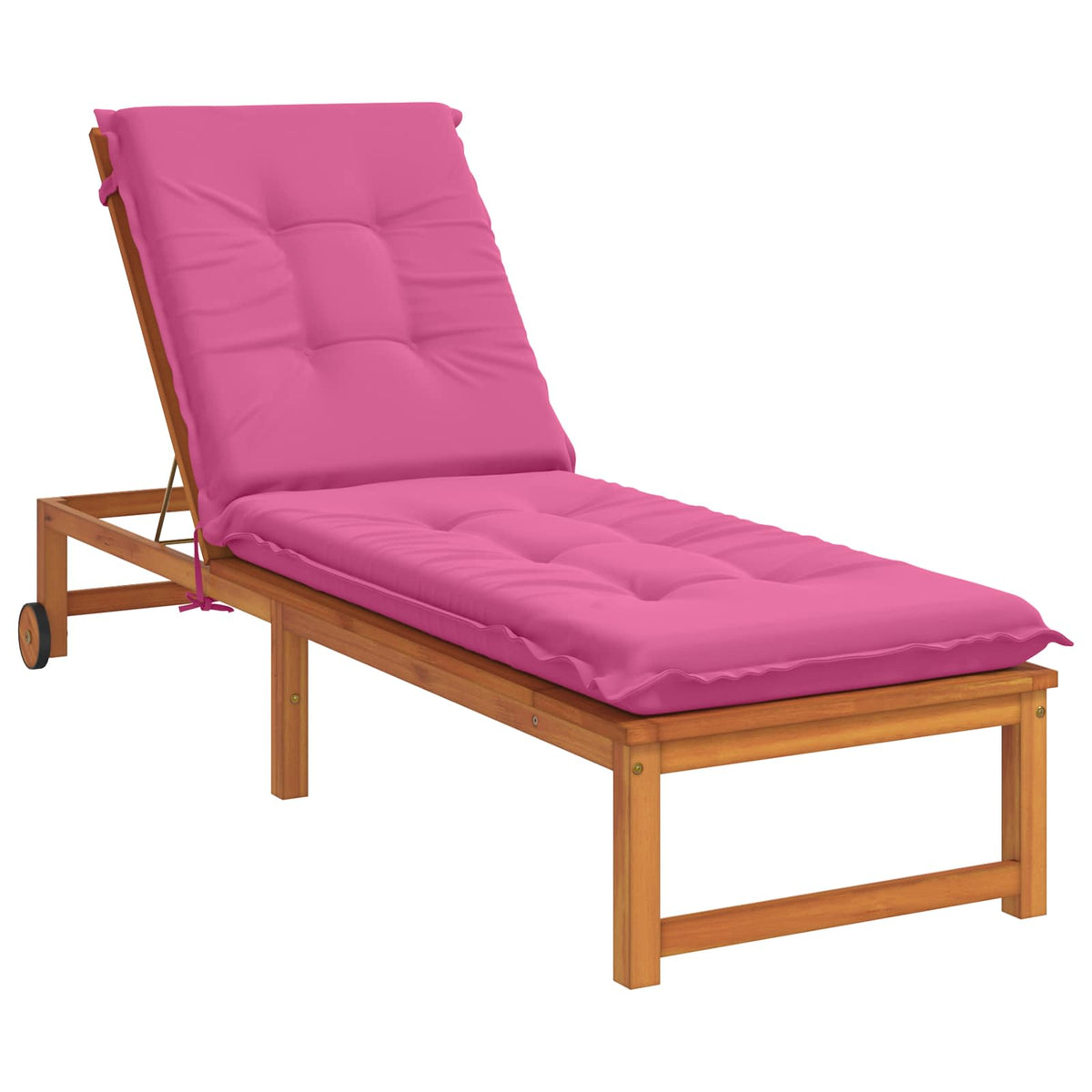 vidaXL Poduszka na leżak GEMERT 100% poliester różowy 190 x 50 x 9 cm