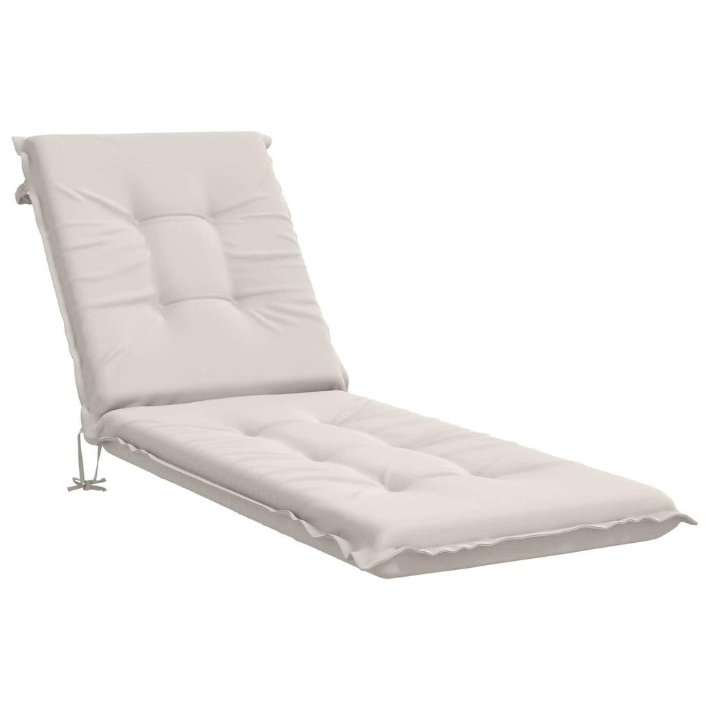 vidaXL Poduszka na leżak GEMERT 100% poliester Biały 190 x 60 x 9 cm