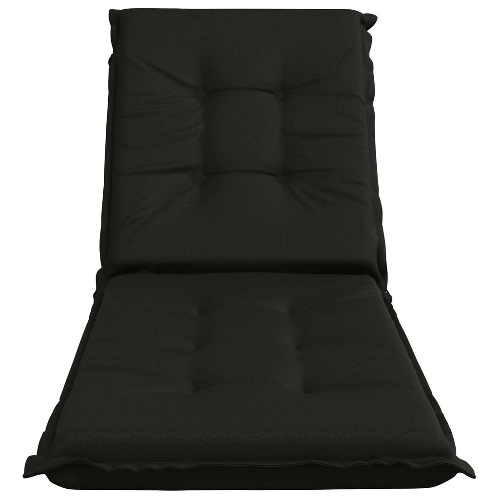vidaXL Poduszka na leżak GEMERT 100% poliester Czarny 190 x 60 x 9 cm