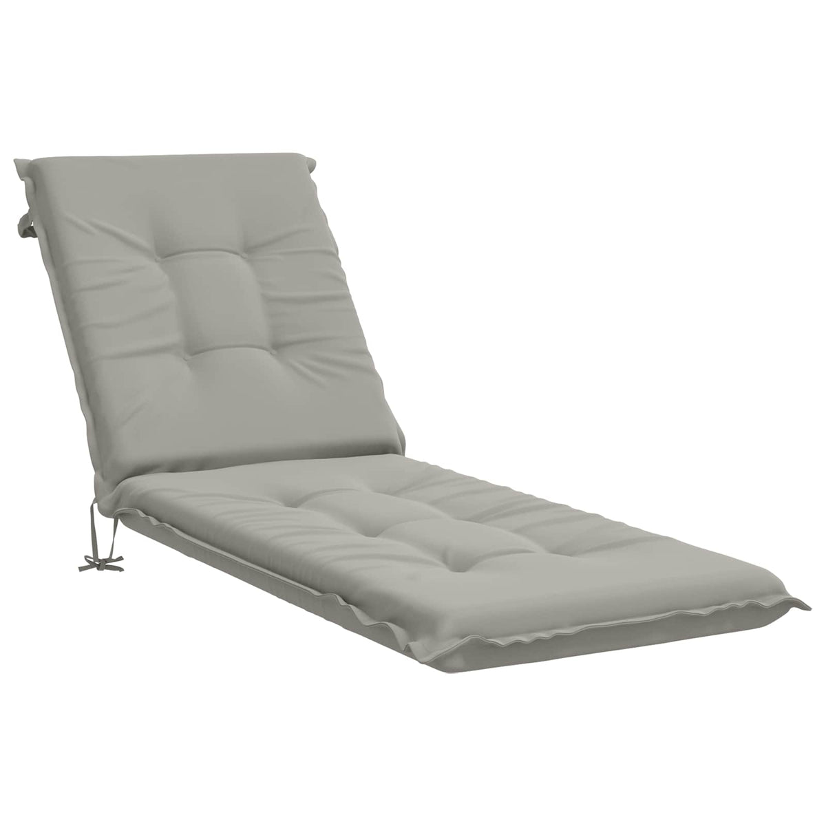 vidaXL Poduszka na leżak GEMERT 100% poliester Szary 190 x 60 x 9 cm
