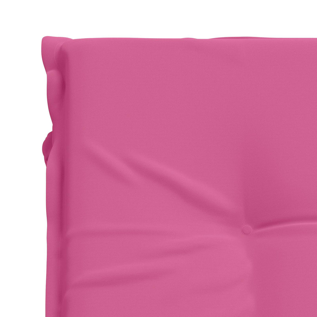 vidaXL Poduszka na leżak GEMERT 100% poliester różowy 190 x 60 x 9 cm