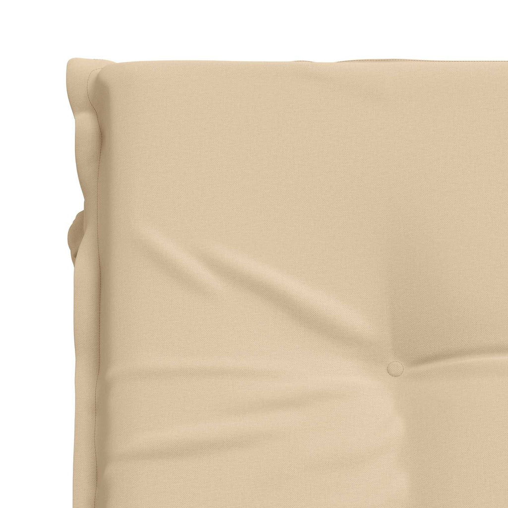 vidaXL Poduszka na leżak GEMERT 100% poliester kremowy 190 x 70 x 9 cm