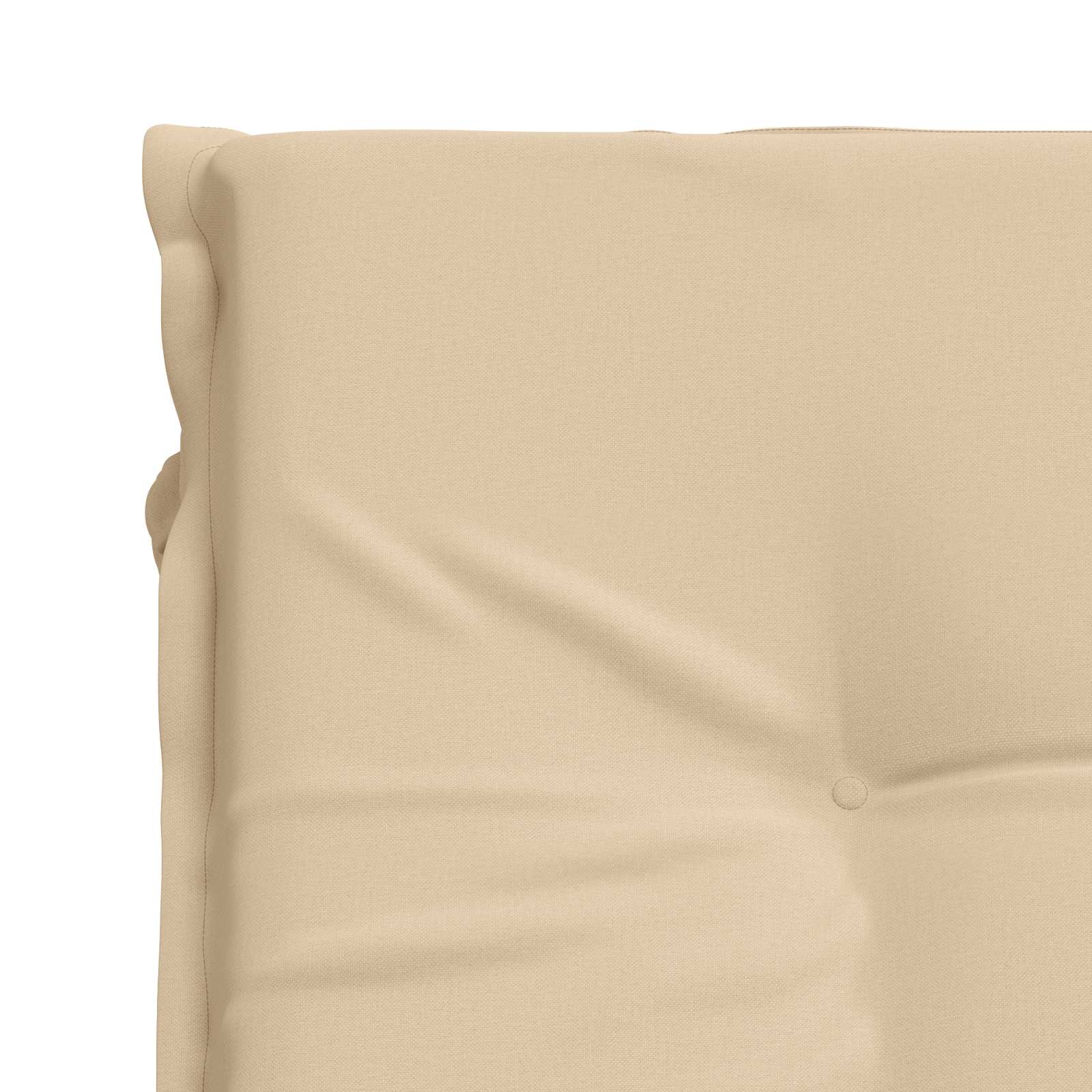vidaXL Poduszka na leżak GEMERT 100% poliester kremowy 190 x 70 x 9 cm