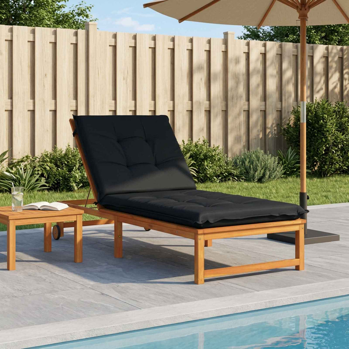 vidaXL Poduszka na leżak GEMERT 100% poliester Ciemnoniebieski