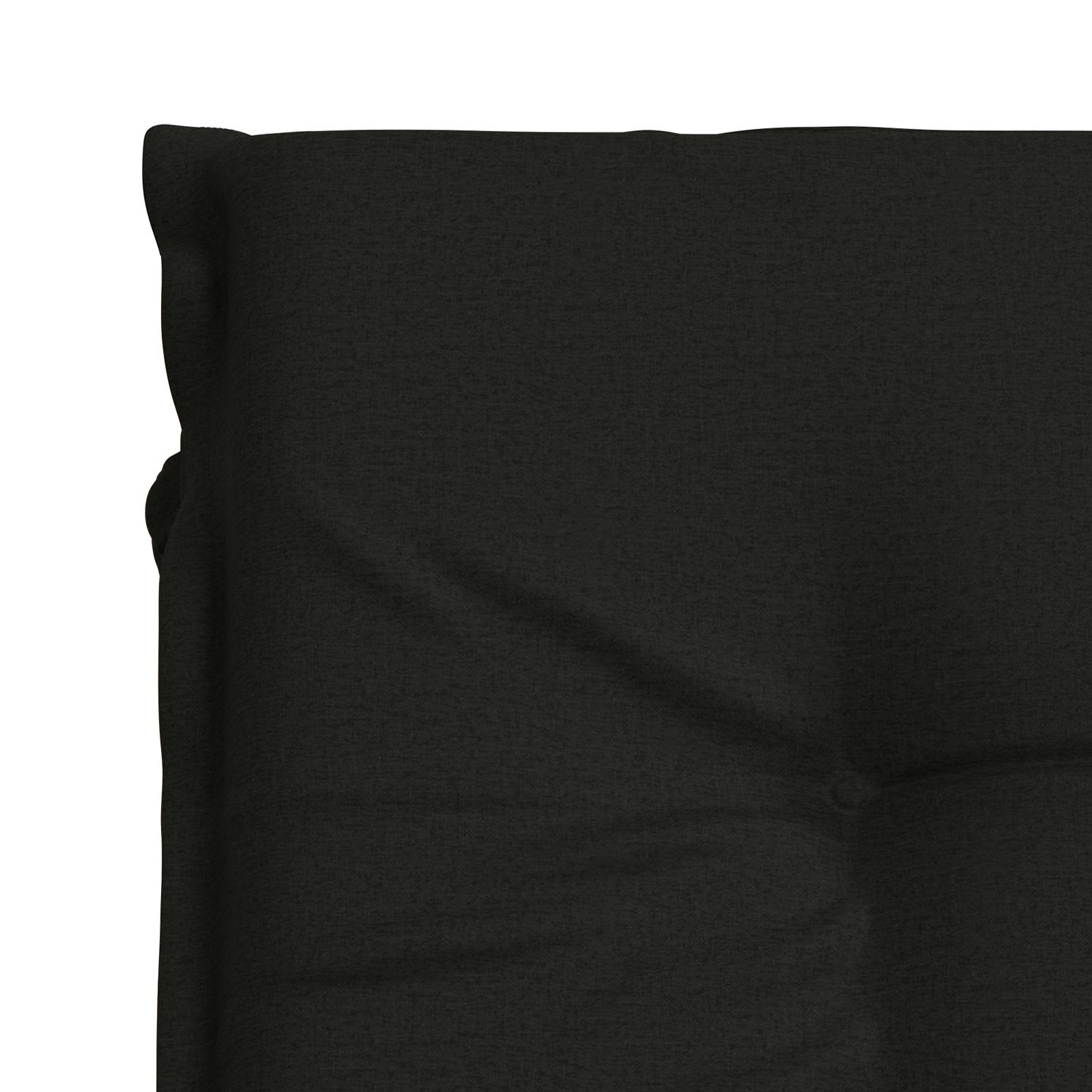 vidaXL Poduszka na leżak GEMERT 100% poliester Czarny 190 x 80 x 9 cm