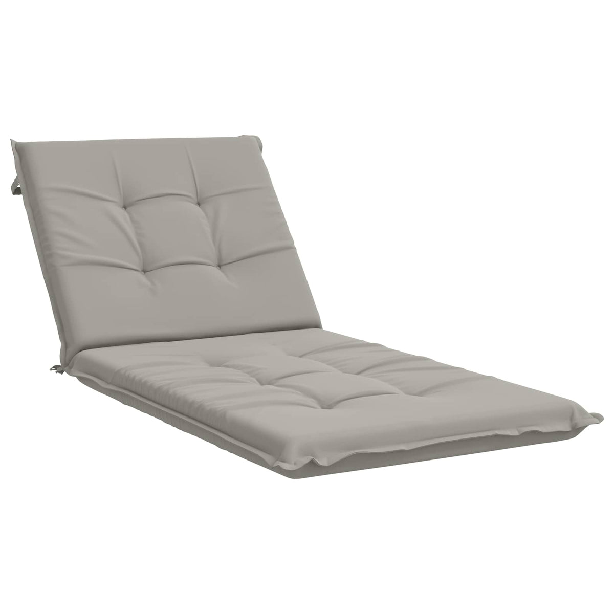 vidaXL Poduszka na leżak GEMERT 100% poliester Szary 190 x 90 x 9 cm