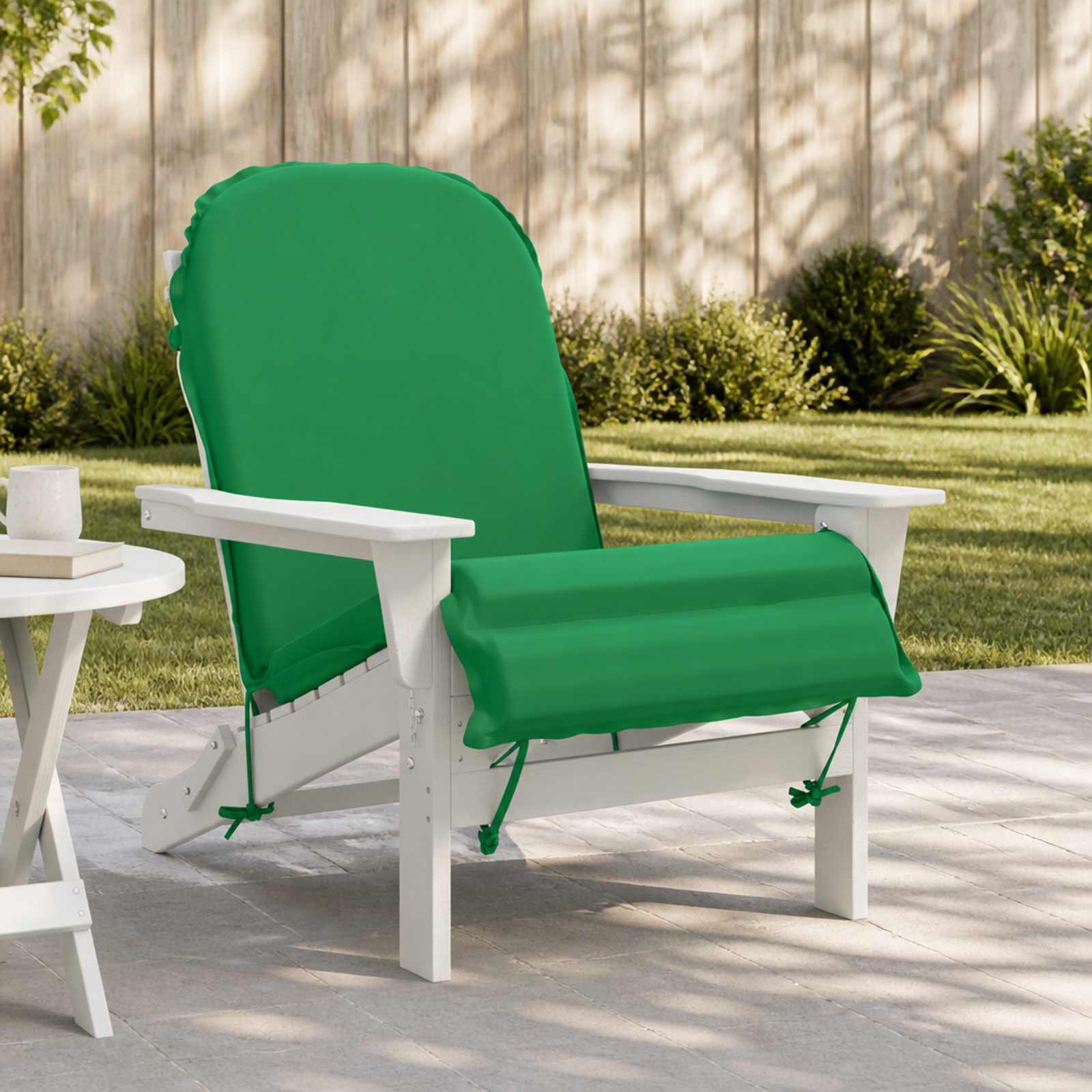 vidaXL Poduszka na leżak słoneczny GEMERT 100% poliester zielony