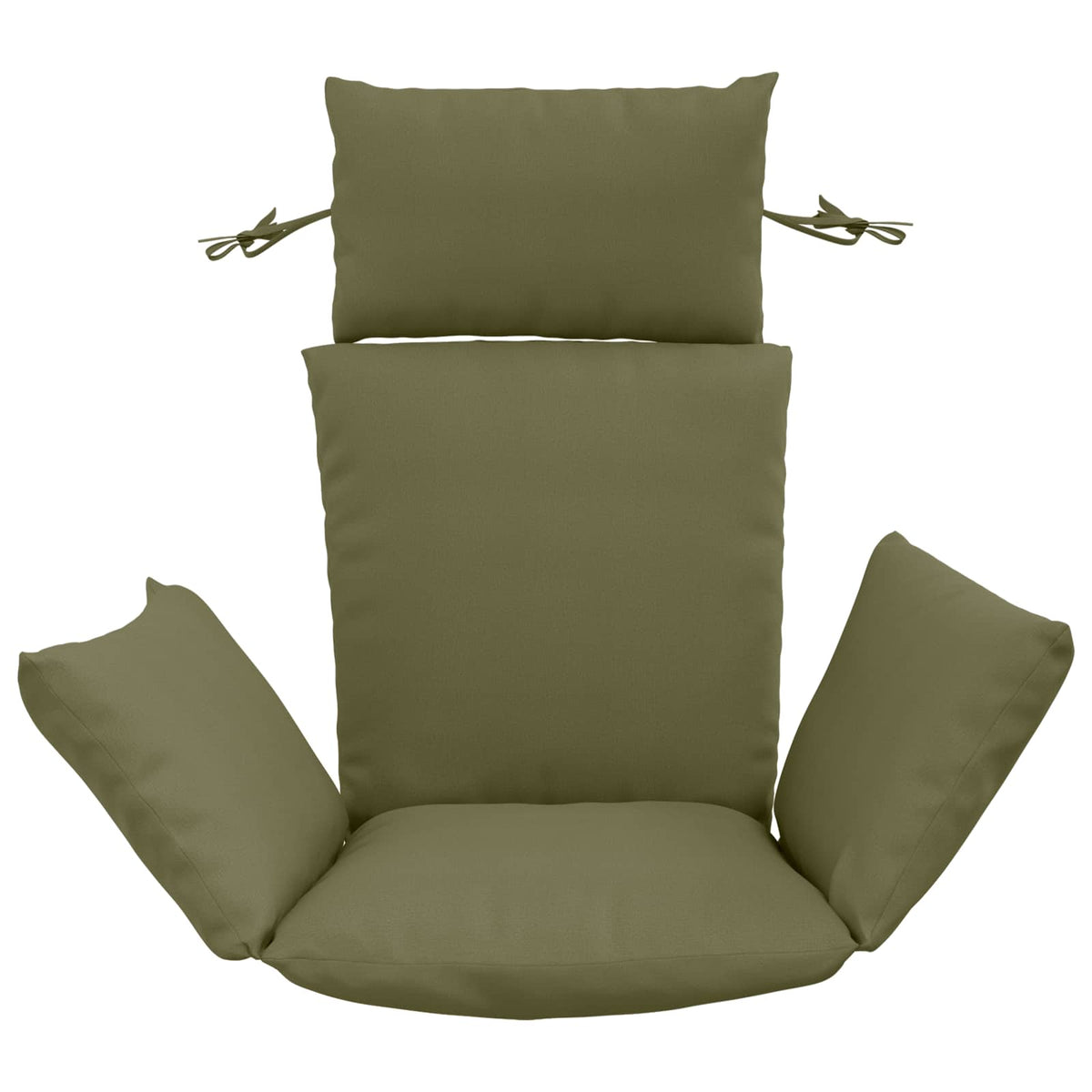 vidaXL Poduszka Adirondack PUTTEN 100% poliester Oliwkowy zielony