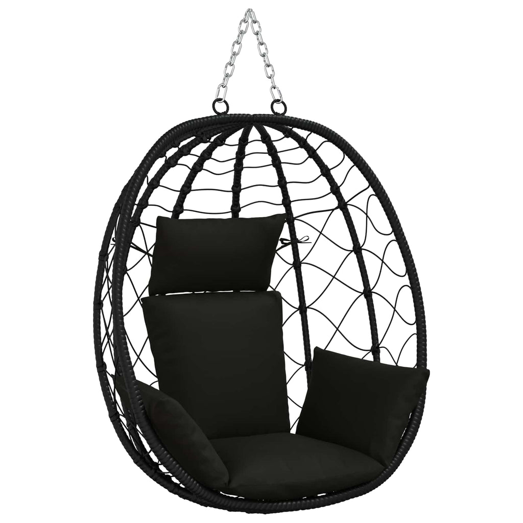 vidaXL Poduszka Adirondack PUTTEN 100% poliester Czarny