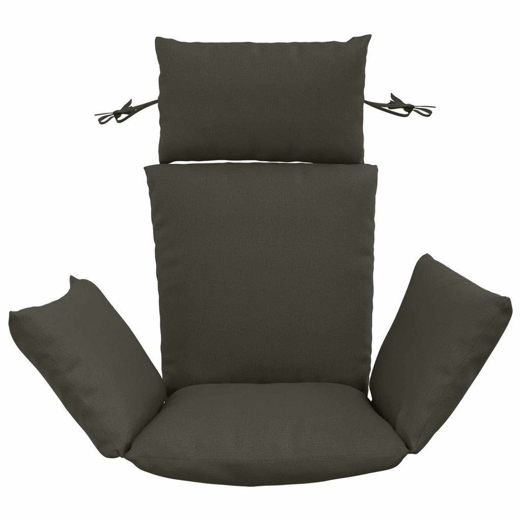 vidaXL Poduszka Adirondack PUTTEN 100% poliester antracytowy