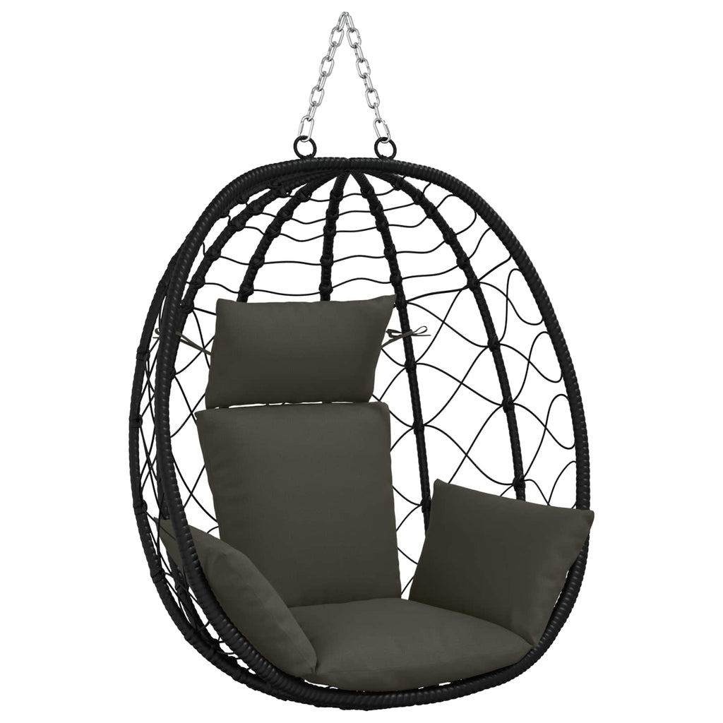 vidaXL Poduszka Adirondack PUTTEN 100% poliester antracytowy