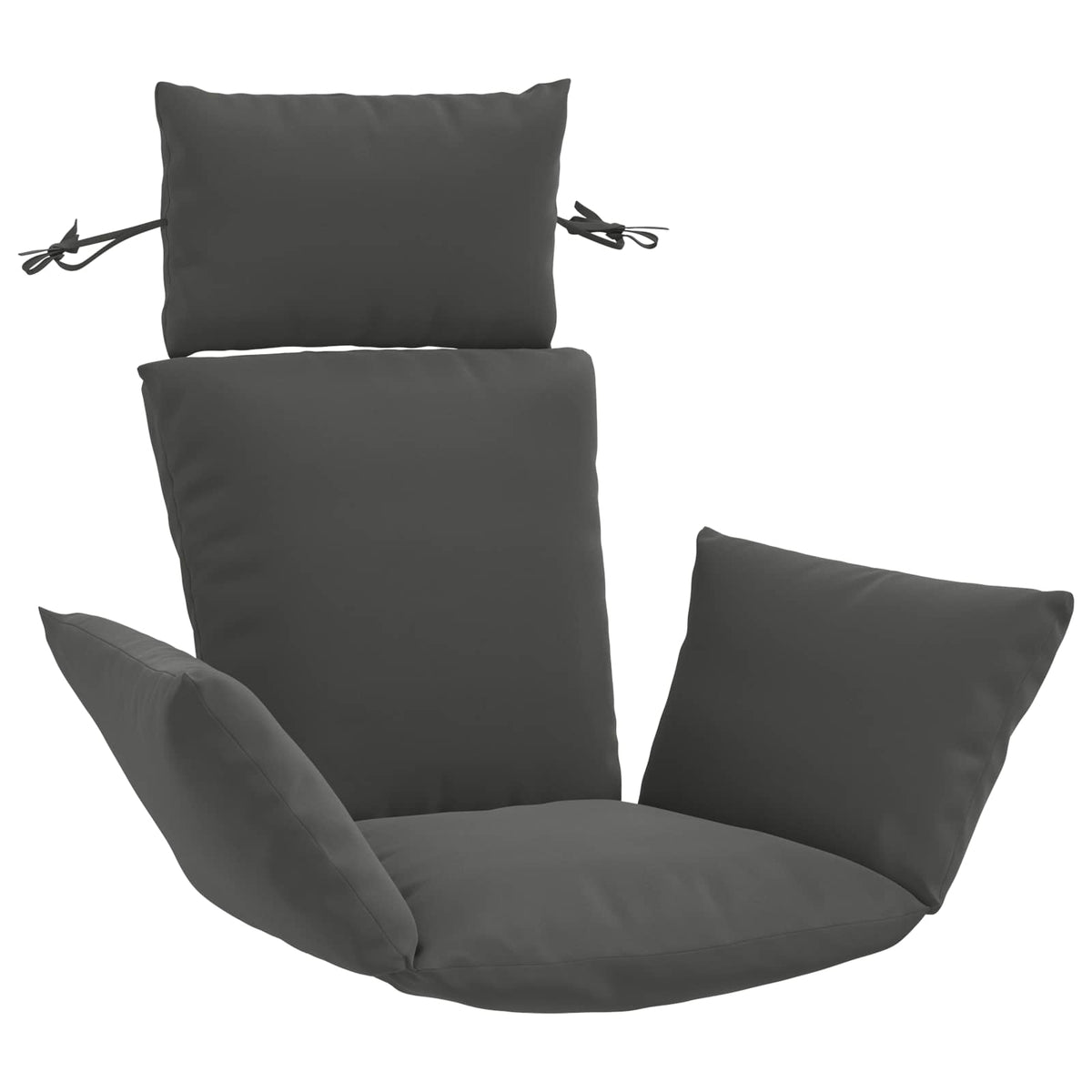 vidaXL Poduszka Adirondack PUTTEN 100% poliester antracytowy