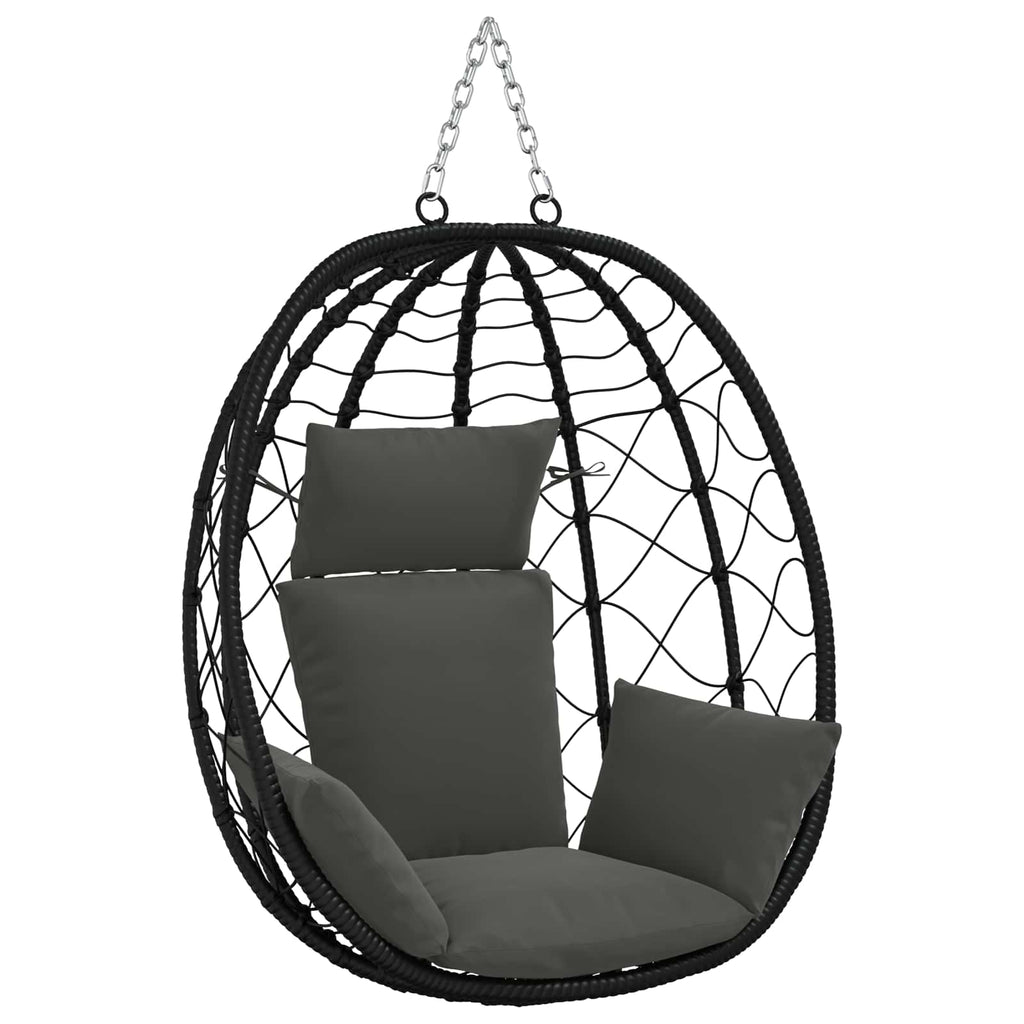 vidaXL Poduszka Adirondack PUTTEN 100% poliester antracytowy