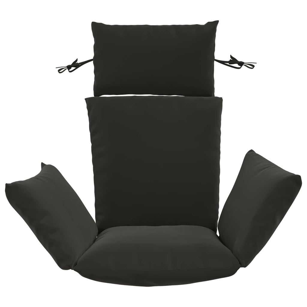 vidaXL Poduszka Adirondack PUTTEN 100% poliester Czarny