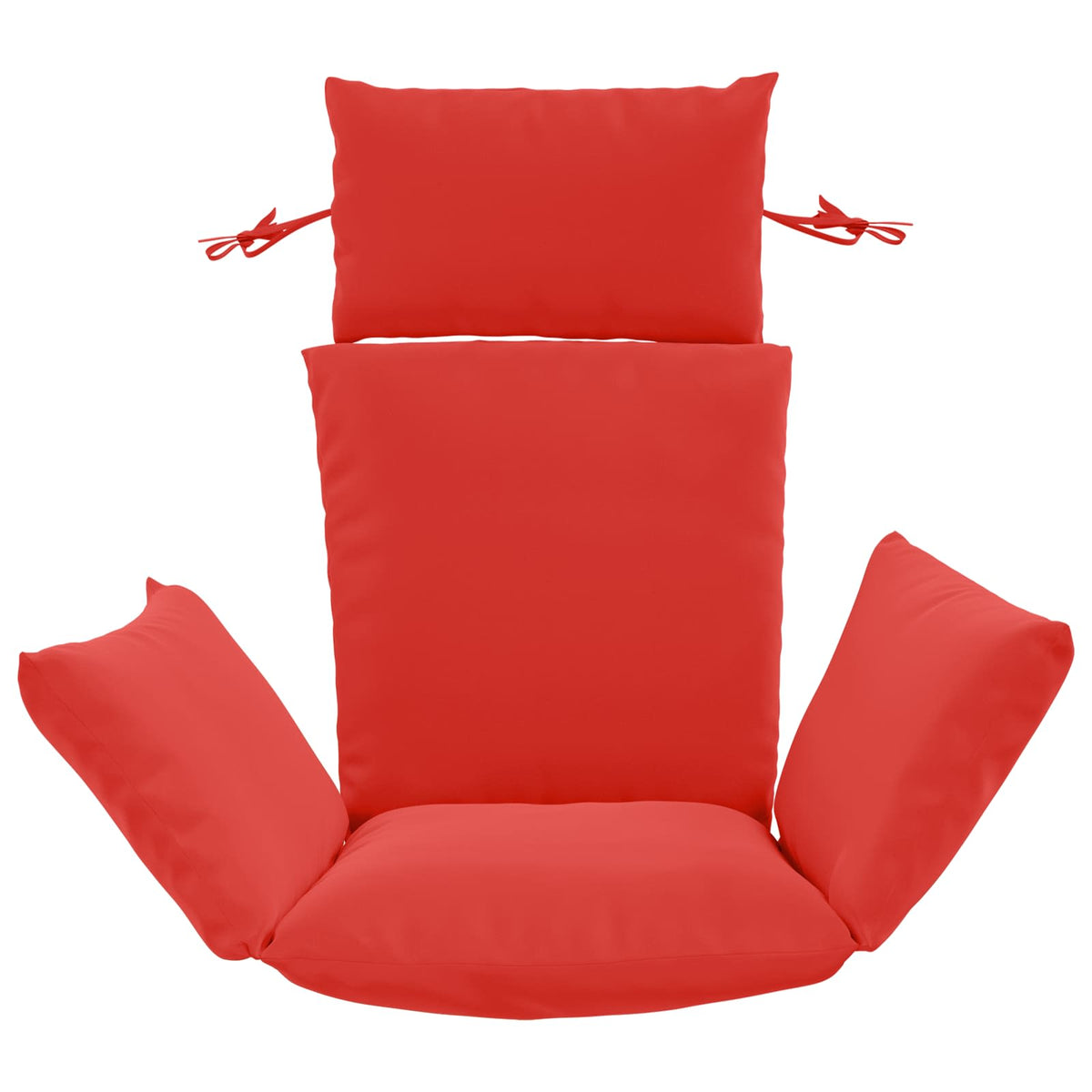 vidaXL Poduszka Adirondack PUTTEN 100% poliester czerwony