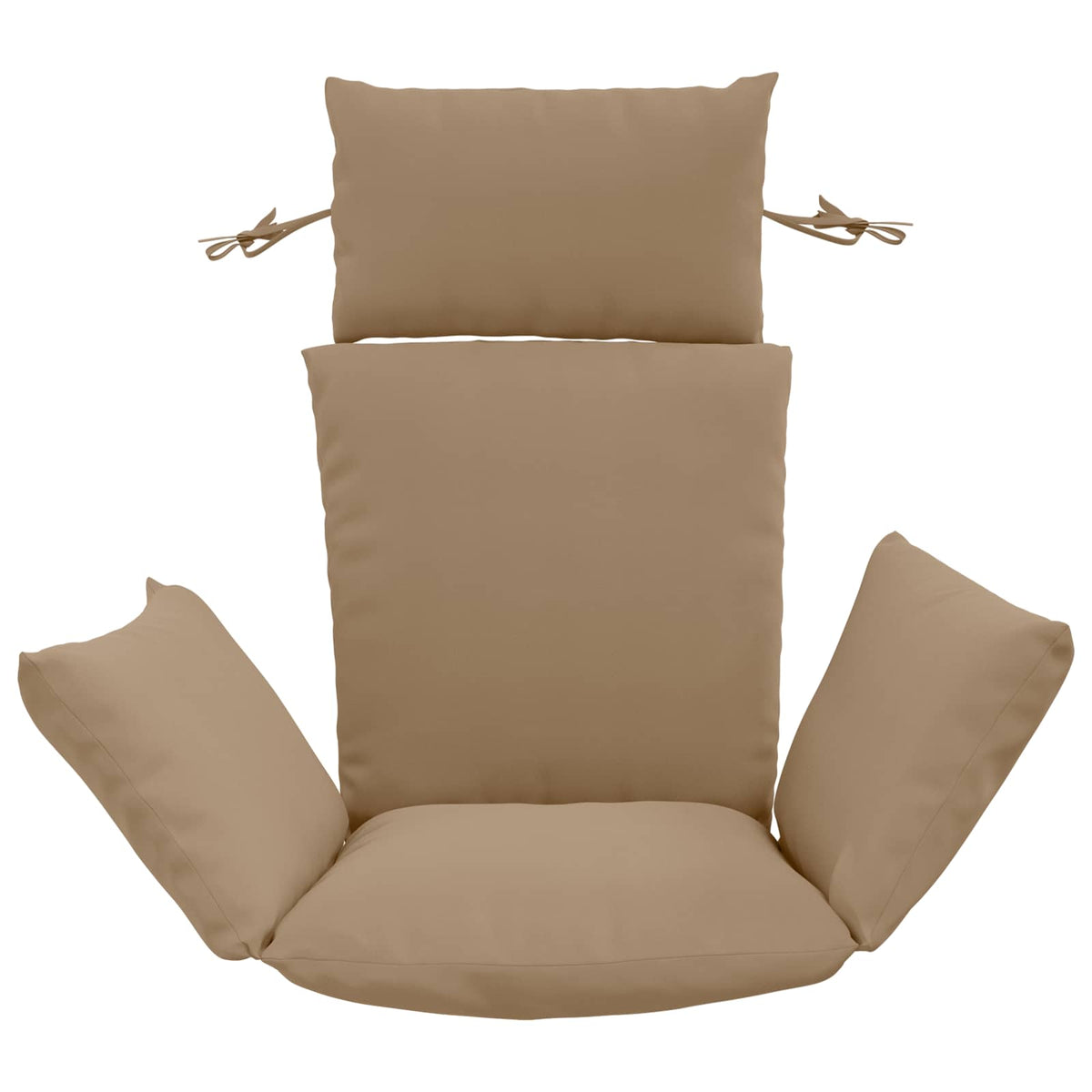 vidaXL Poduszka Adirondack PUTTEN 100% poliester Ciemnoszary