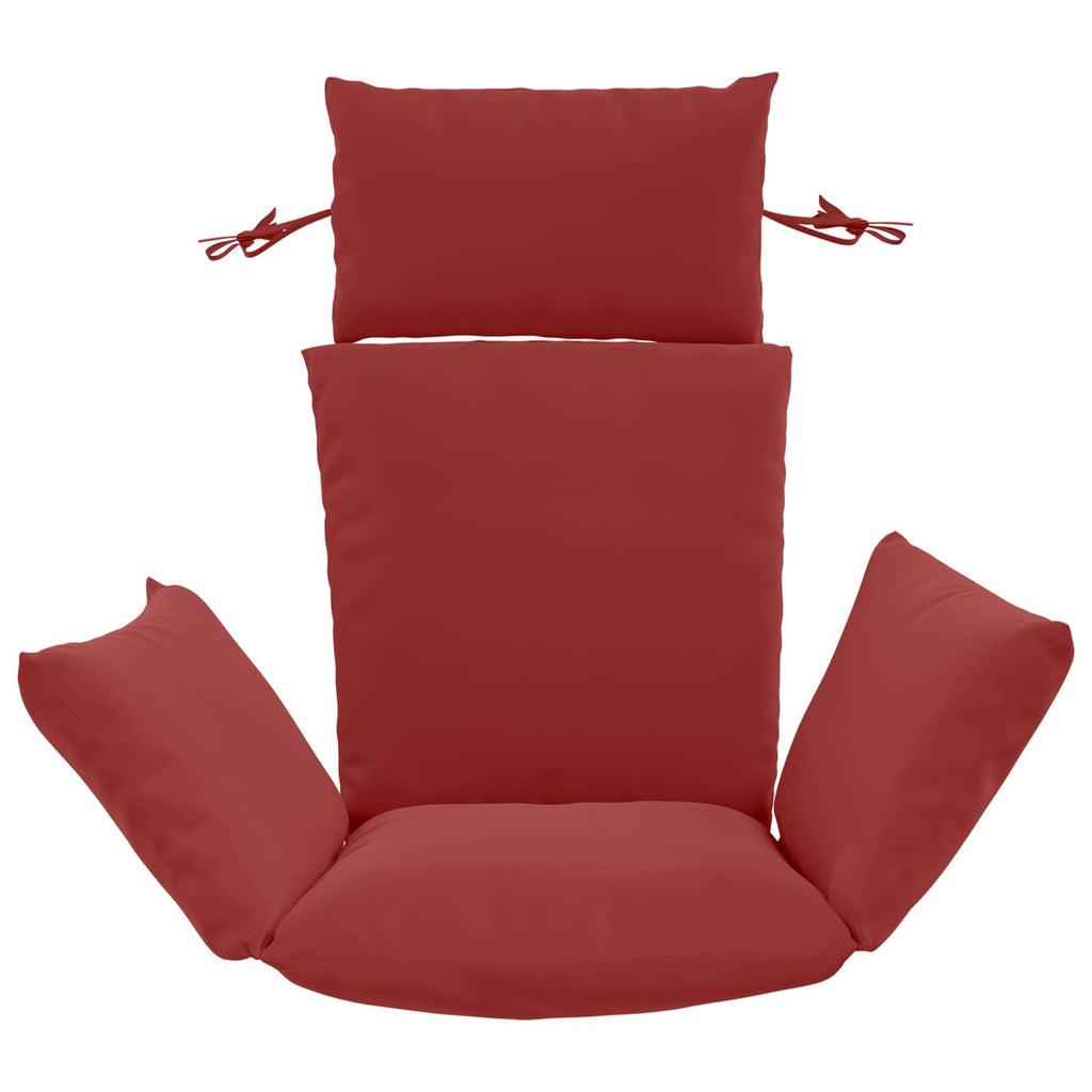 vidaXL Poduszka Adirondack PUTTEN 100% poliester Czerwone wino