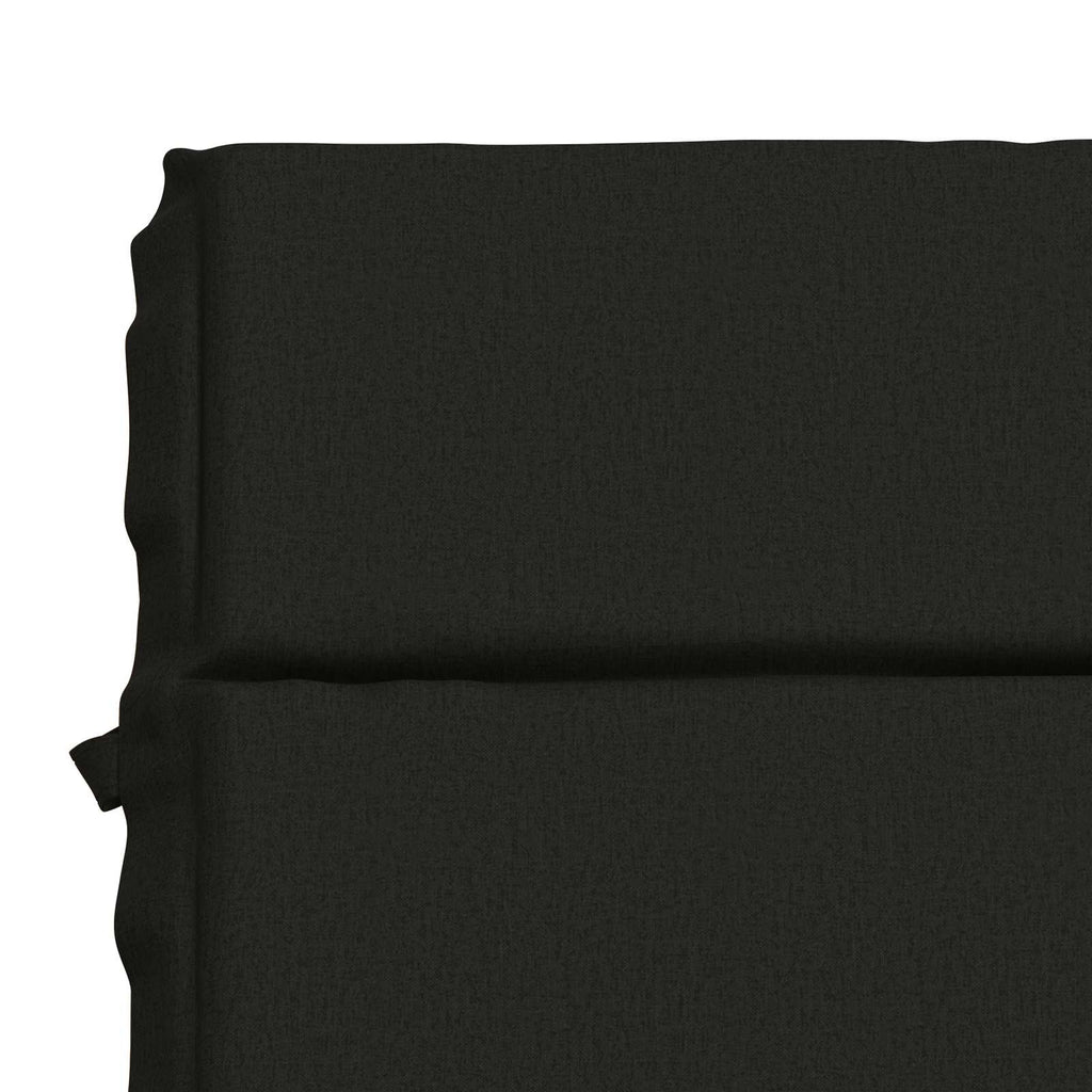 vidaXL Poduszka na leżak GEMERT 100% poliester Czarny 200 x 50 x 3 cm