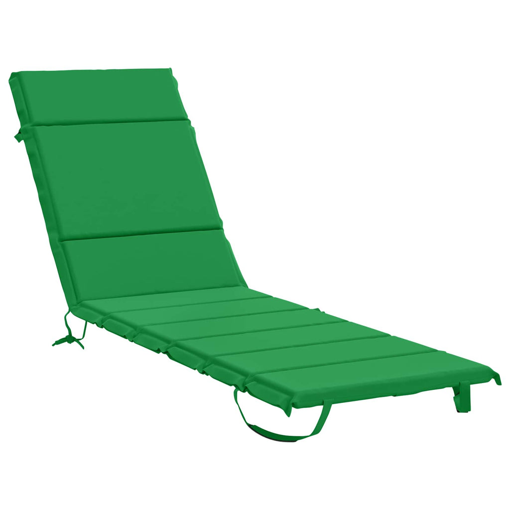 vidaXL Poduszka na leżak GEMERT 100% poliester zielony 200 x 50 x 3 cm