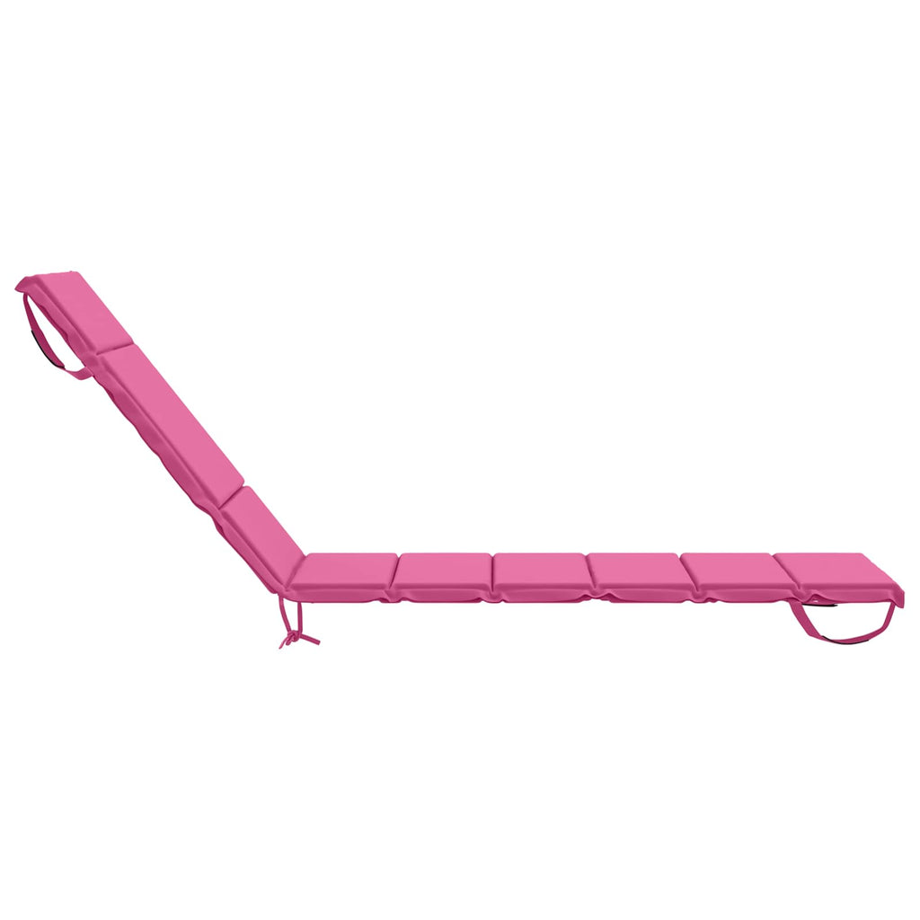 vidaXL Poduszka na leżak GEMERT 100% poliester różowy 200 x 50 x 3 cm