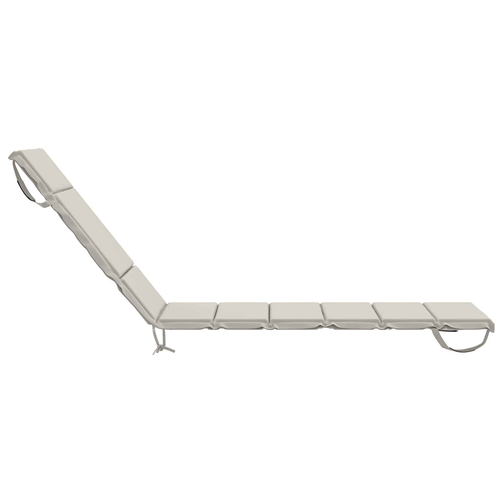 vidaXL Poduszka na leżak GEMERT 100% poliester Biały 200 x 55 x 3 cm