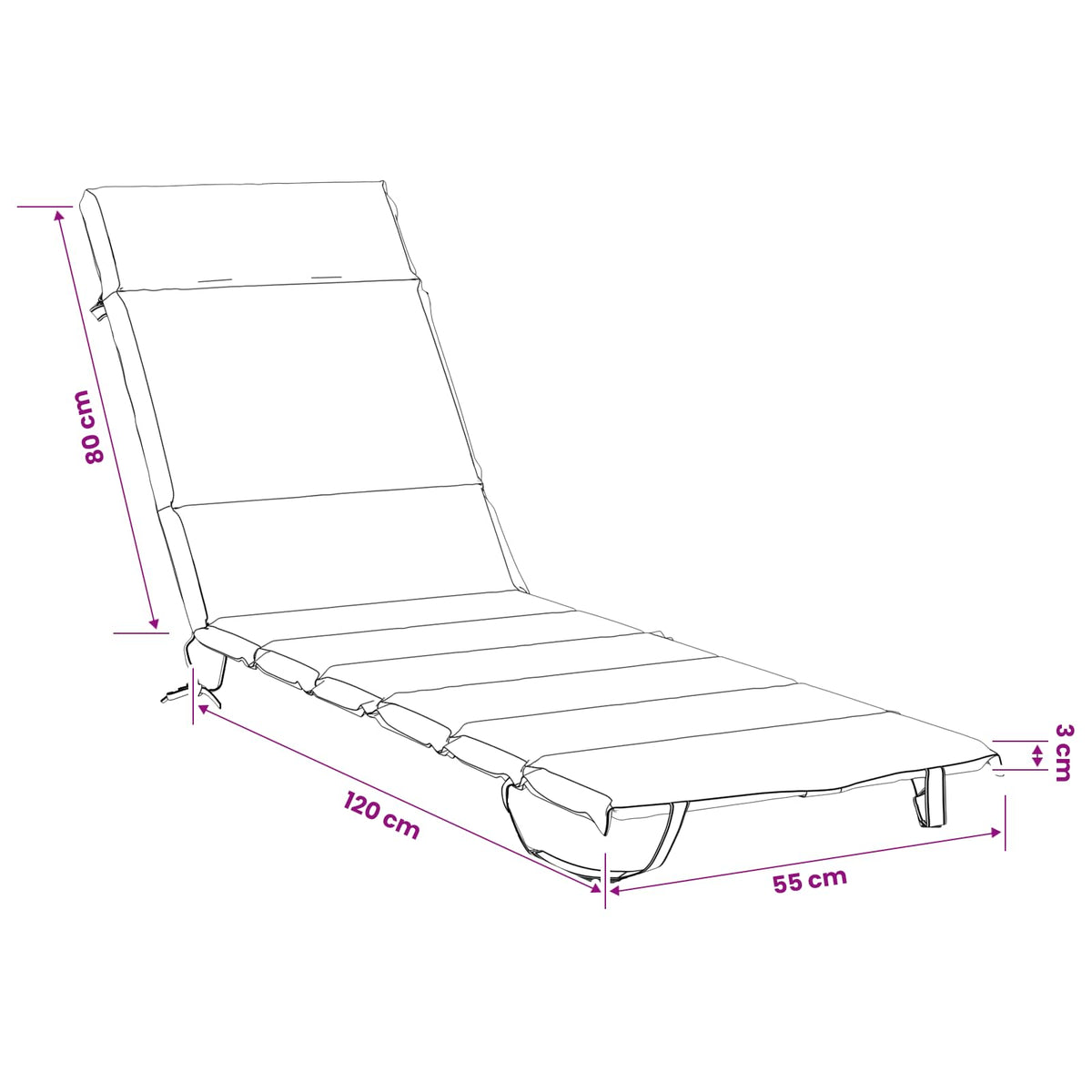 vidaXL Poduszka na leżak GEMERT 100% poliester Jasnozielony