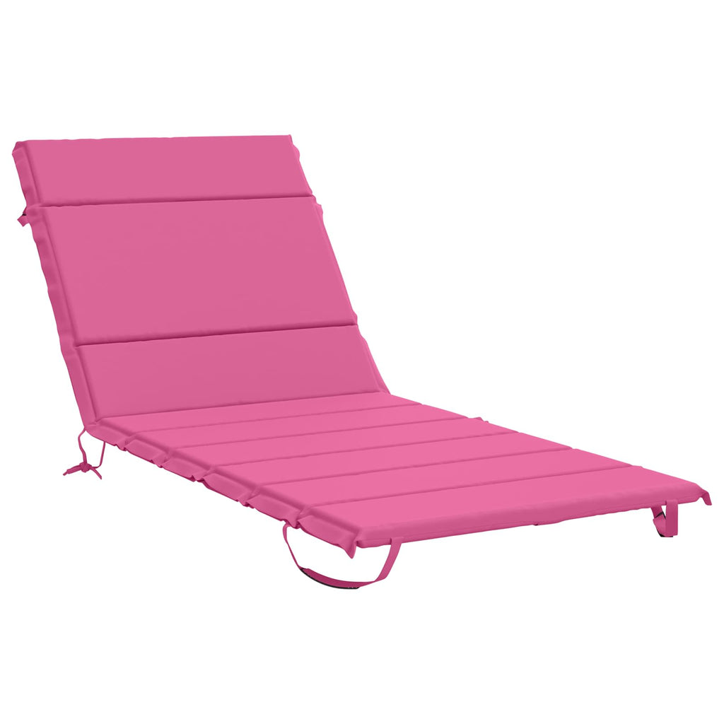 vidaXL Poduszka na leżak GEMERT 100% poliester różowy 200 x 70 x 3 cm