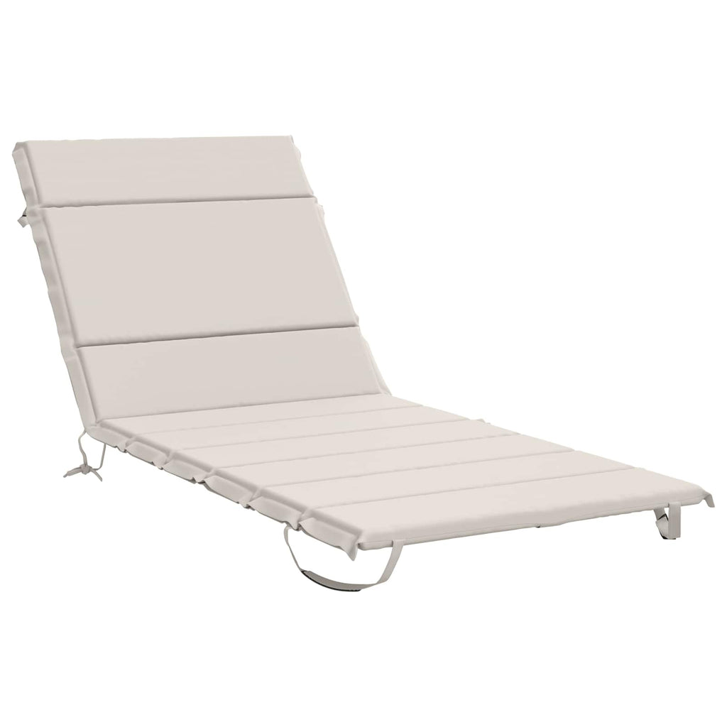 vidaXL Poduszka na leżak GEMERT 100% poliester Biały 200 x 80 x 3 cm