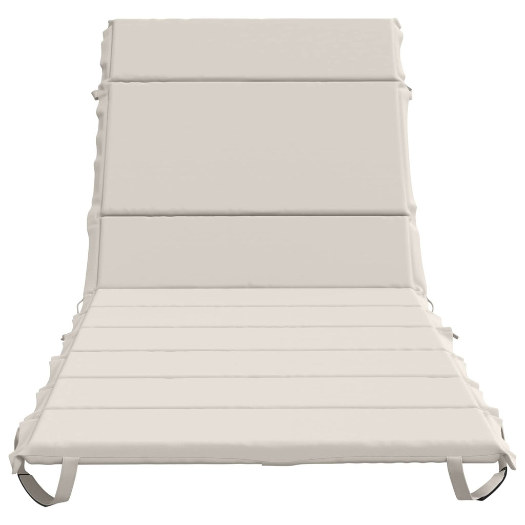 vidaXL Poduszka na leżak GEMERT 100% poliester Biały 200 x 80 x 3 cm