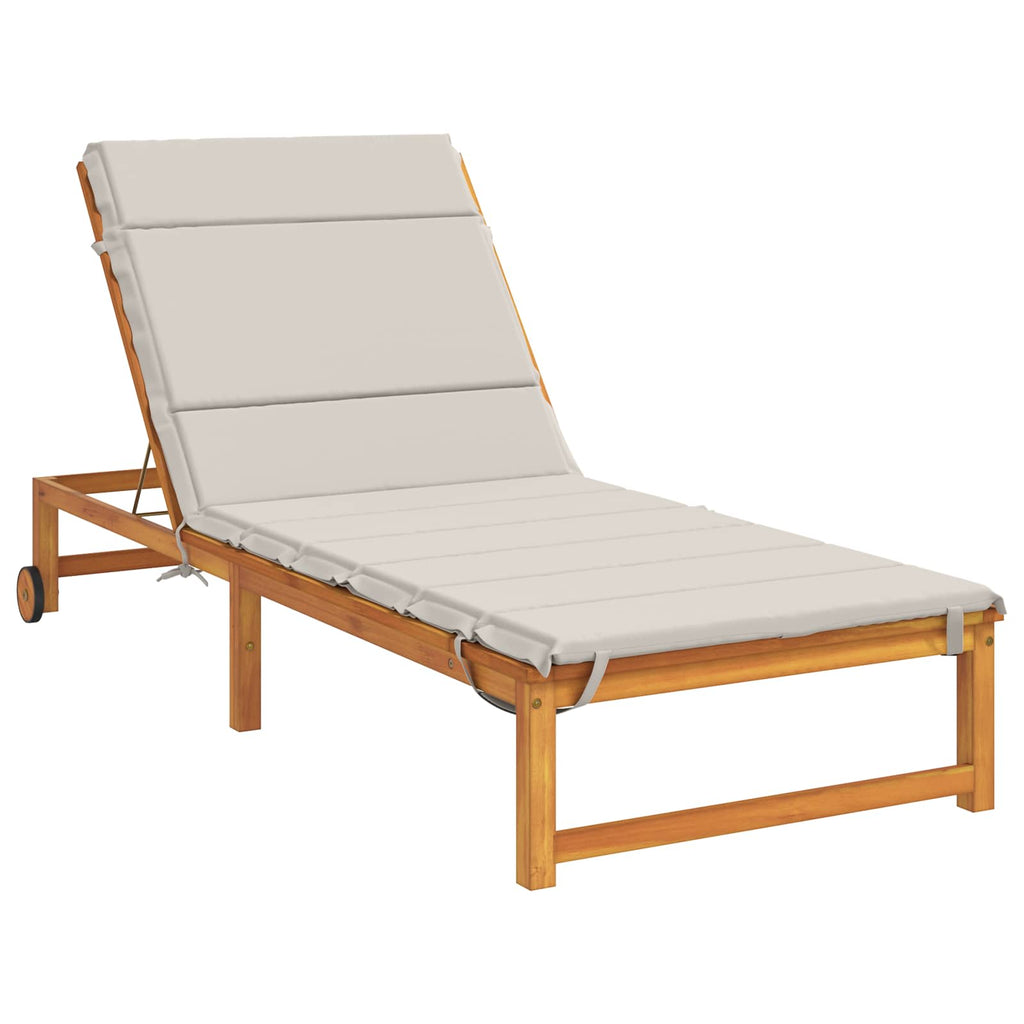 vidaXL Poduszka na leżak GEMERT 100% poliester Biały 200 x 80 x 3 cm