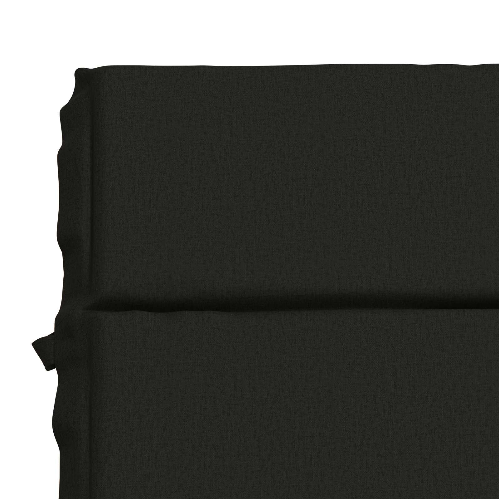vidaXL Poduszka na leżak GEMERT 100% poliester Czarny 200 x 80 x 3 cm