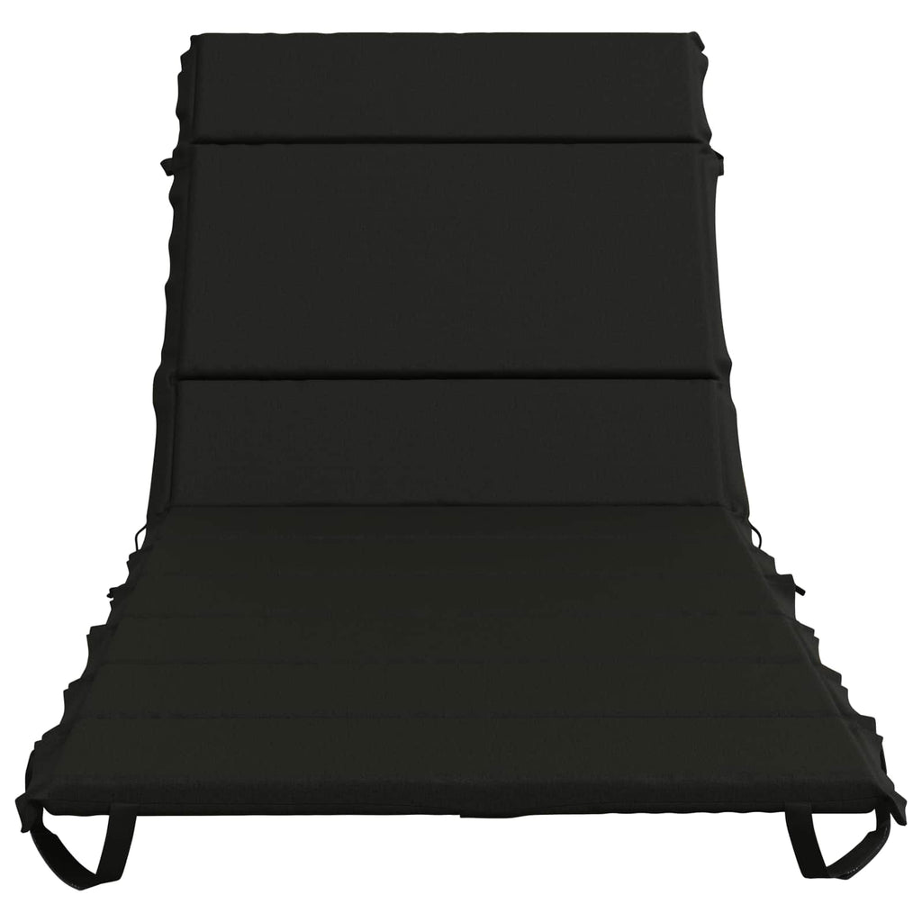 vidaXL Poduszka na leżak GEMERT 100% poliester Czarny 200 x 80 x 3 cm