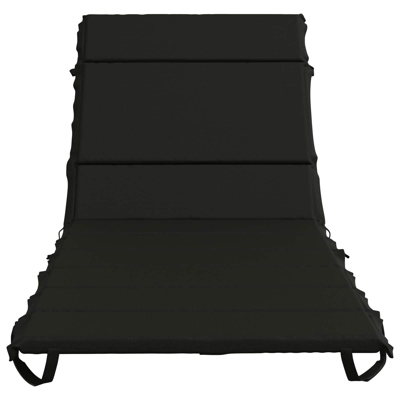 vidaXL Poduszka na leżak GEMERT 100% poliester Czarny 200 x 80 x 3 cm
