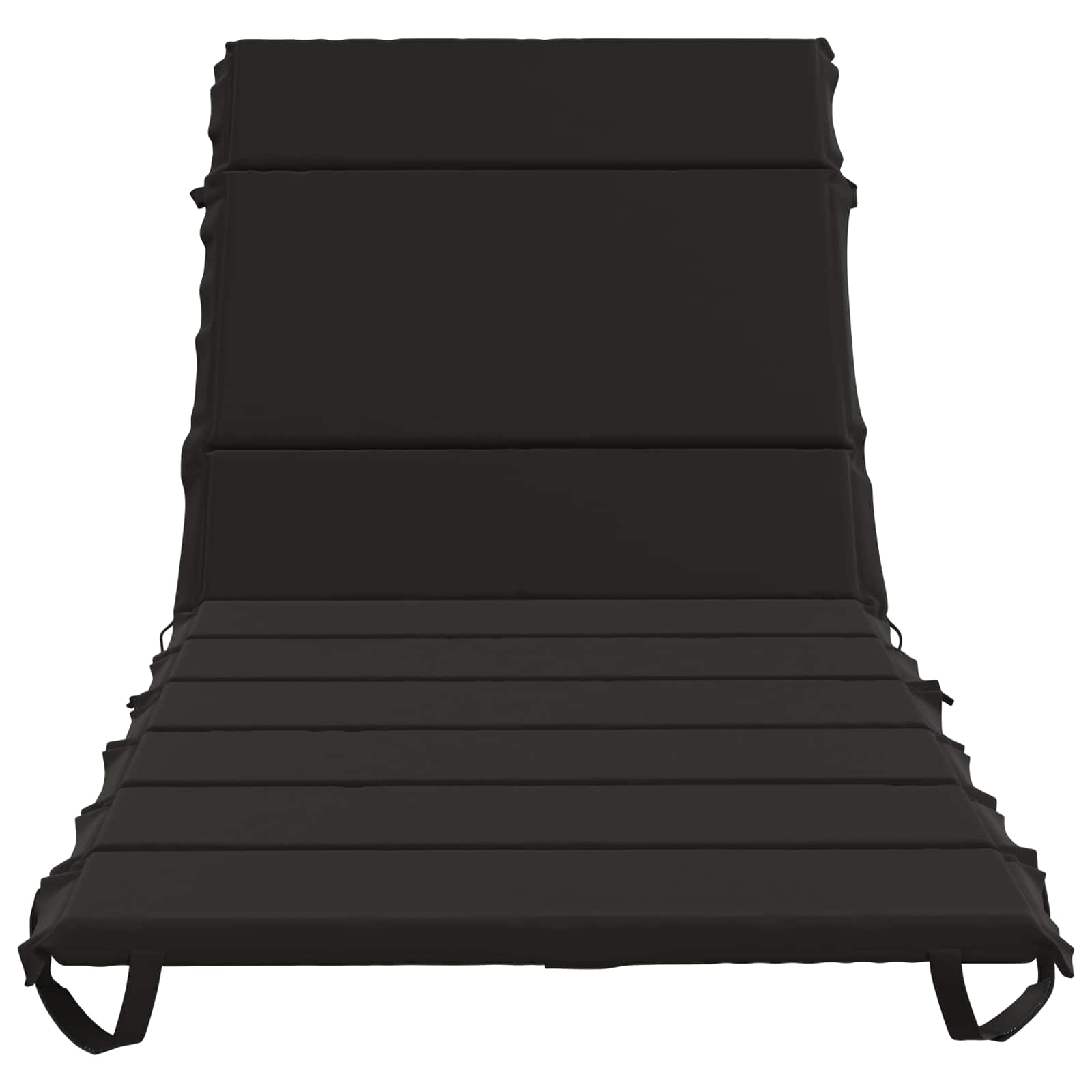 vidaXL Poduszka na leżak GEMERT 100% poliester Czarny 200 x 80 x 3 cm