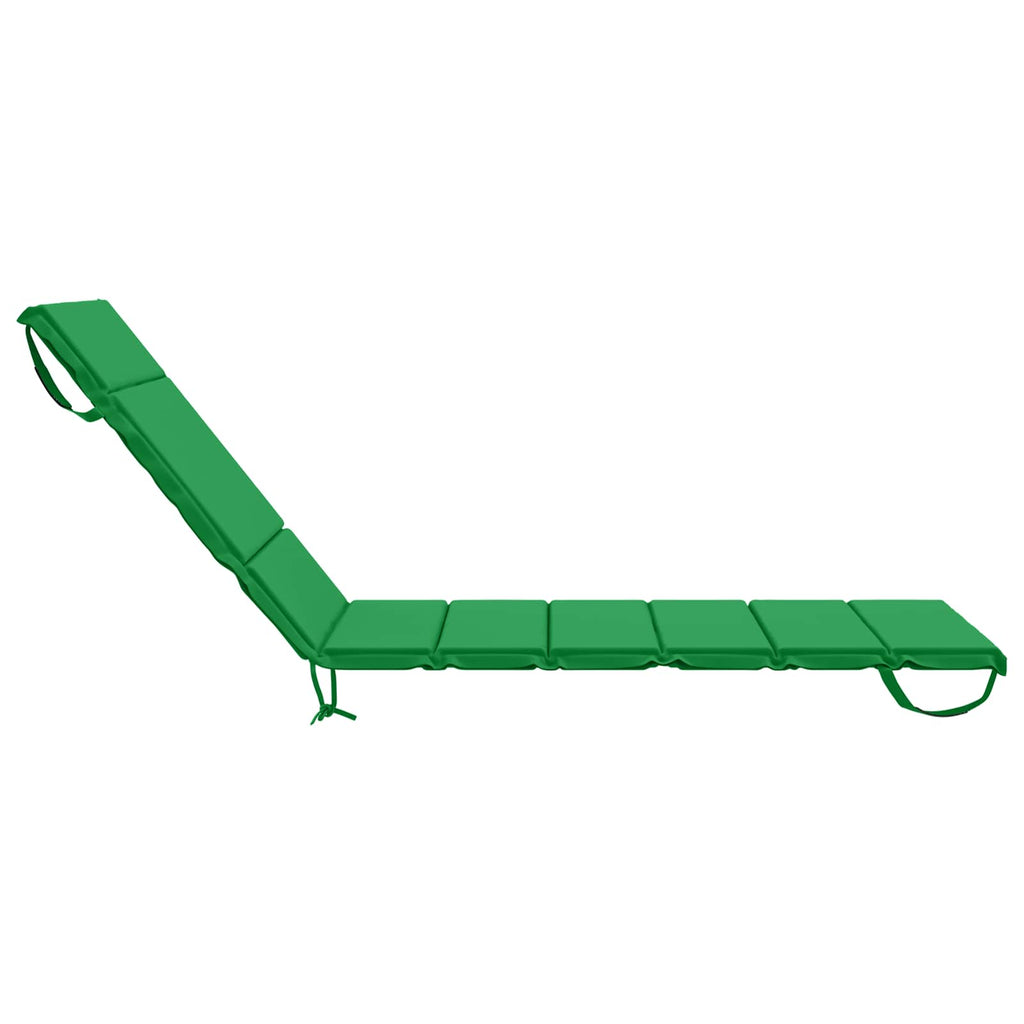 vidaXL Poduszka na leżak GEMERT 100% poliester zielony 200 x 80 x 3 cm