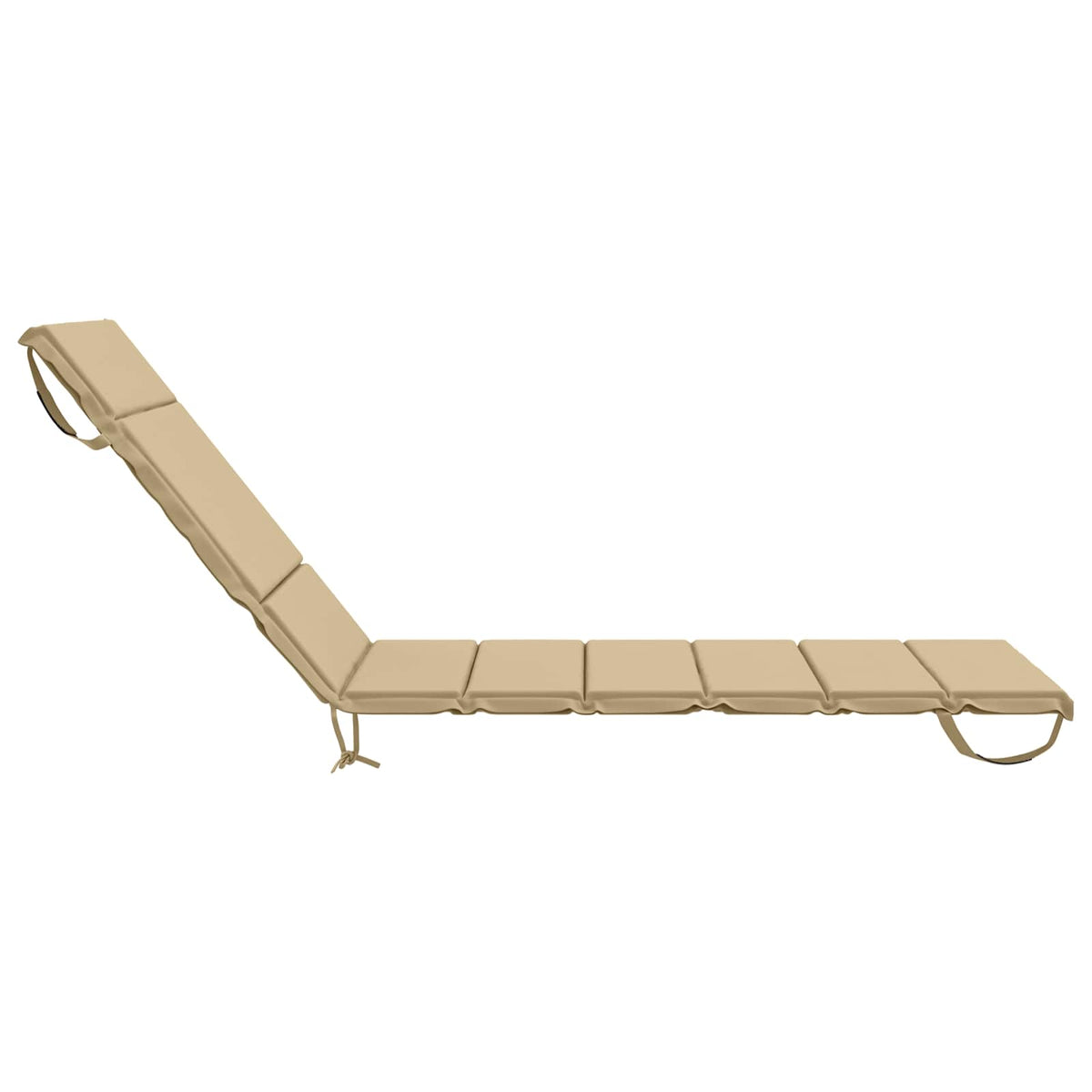 vidaXL Poduszka na leżak GEMERT 100% poliester Beżowy 200 x 90 x 3 cm