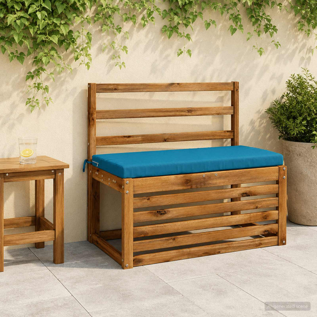 vidaXL Poduszki na ławkę 2-częściowe SOEST 2 szt. 100% poliester