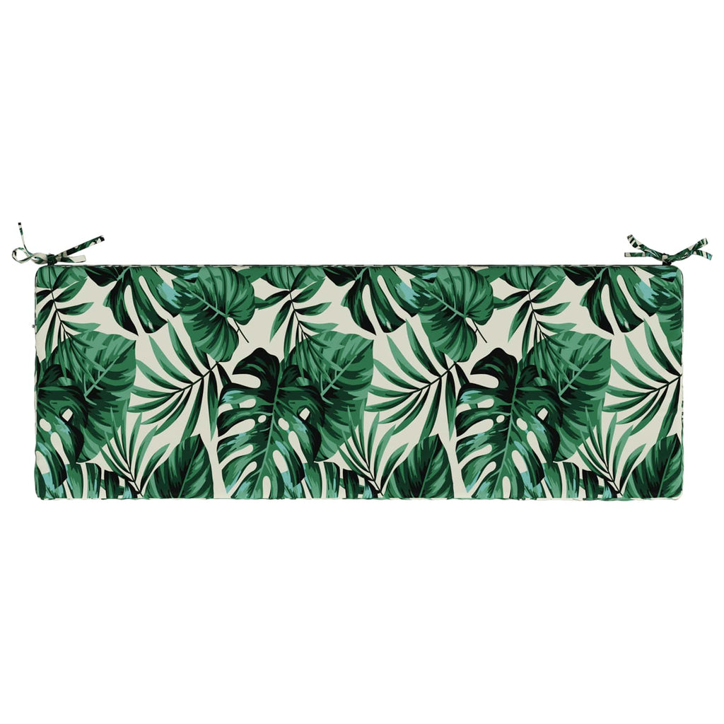 vidaXL Poduszka na ławkę SOEST 100% poliester motyw liści