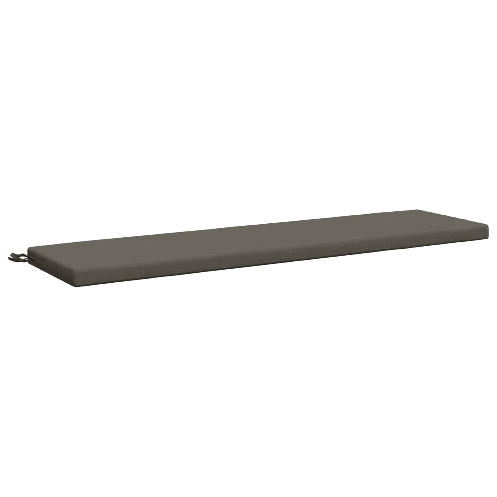 vidaXL Poduszka na ławkę SOEST 100% poliester Szary 140 x 40 x 5 cm