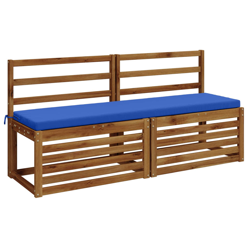 vidaXL Poduszki na ławkę 2-częściowe SOEST 2 szt. 100% poliester
