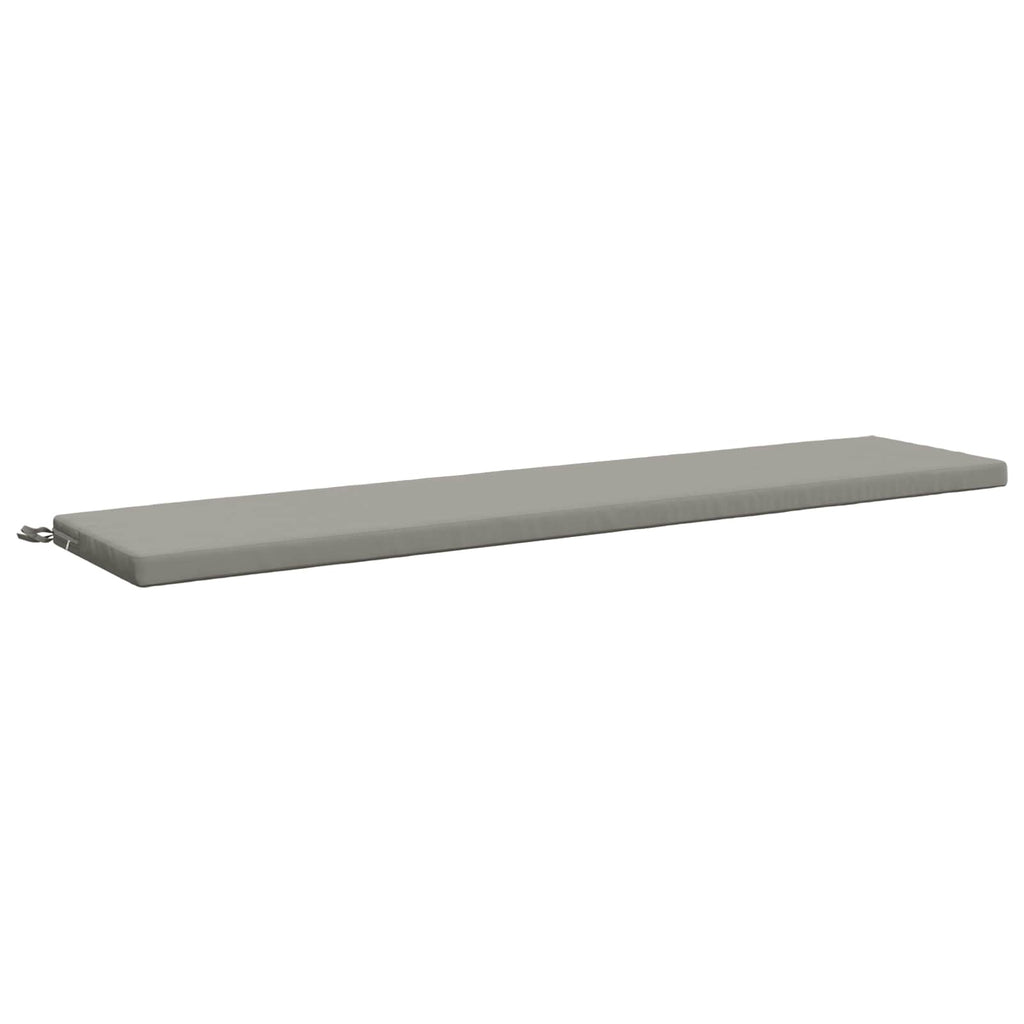 vidaXL Poduszki na ławkę 2-częściowe SOEST 2 szt. 100% poliester Szary
